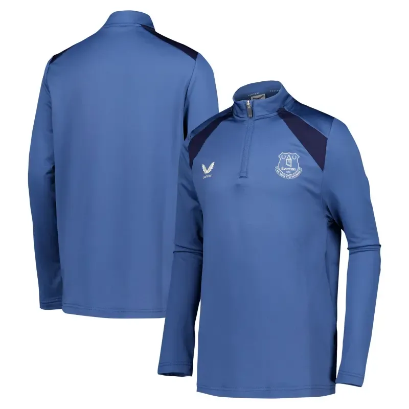 Everton Castore Coaches Training Midlayer - Dark Blue - Kids