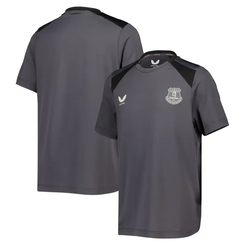 Everton Castore Goalkeeper Training Top - Dark Grey - Kids
