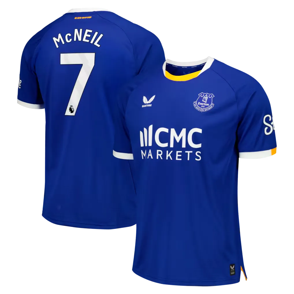Everton Castore Home Pro Shirt 2026-27 With McNeil 7 printing