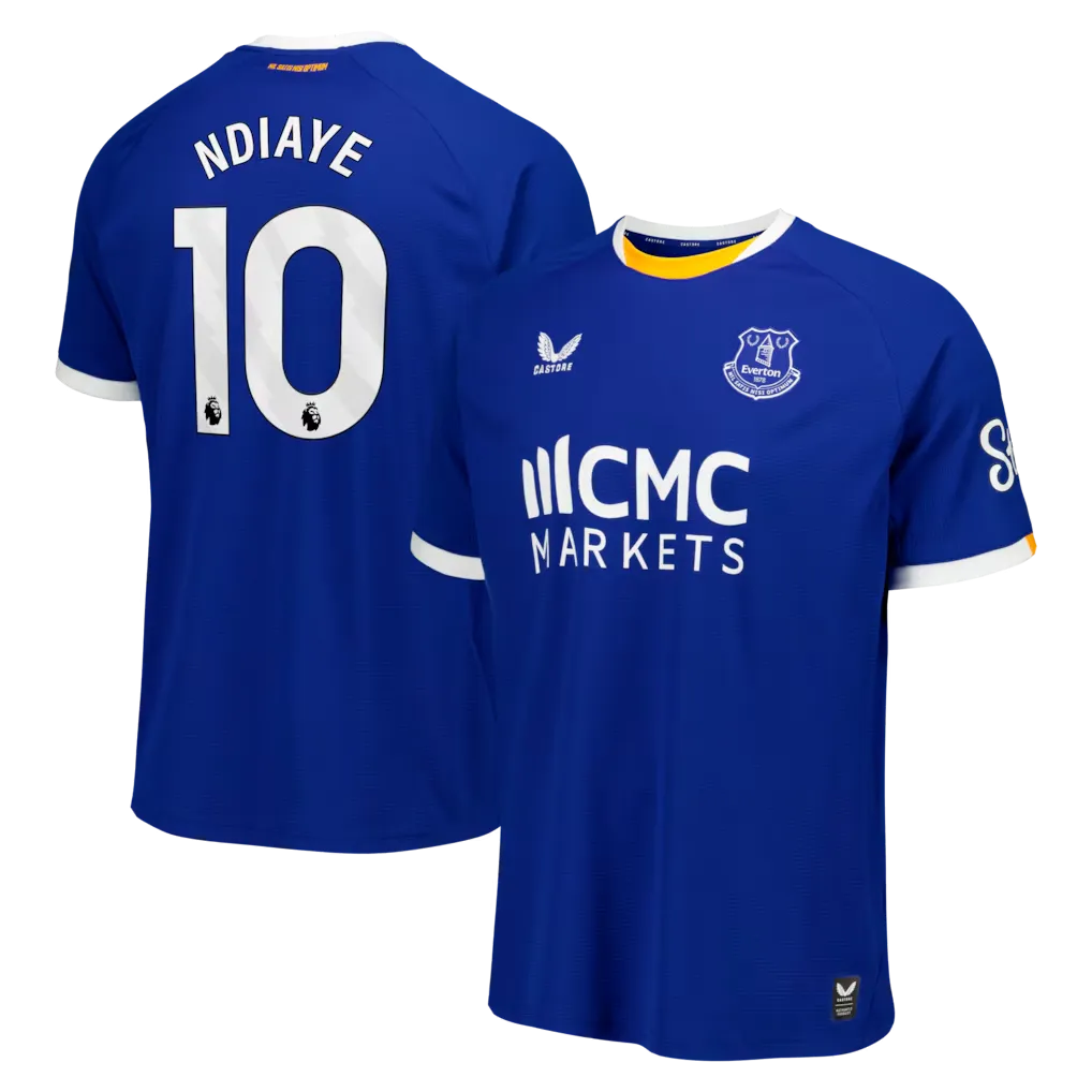 Everton Castore Home Replica Shirt 2026-27 With Ndiaye 10 printing