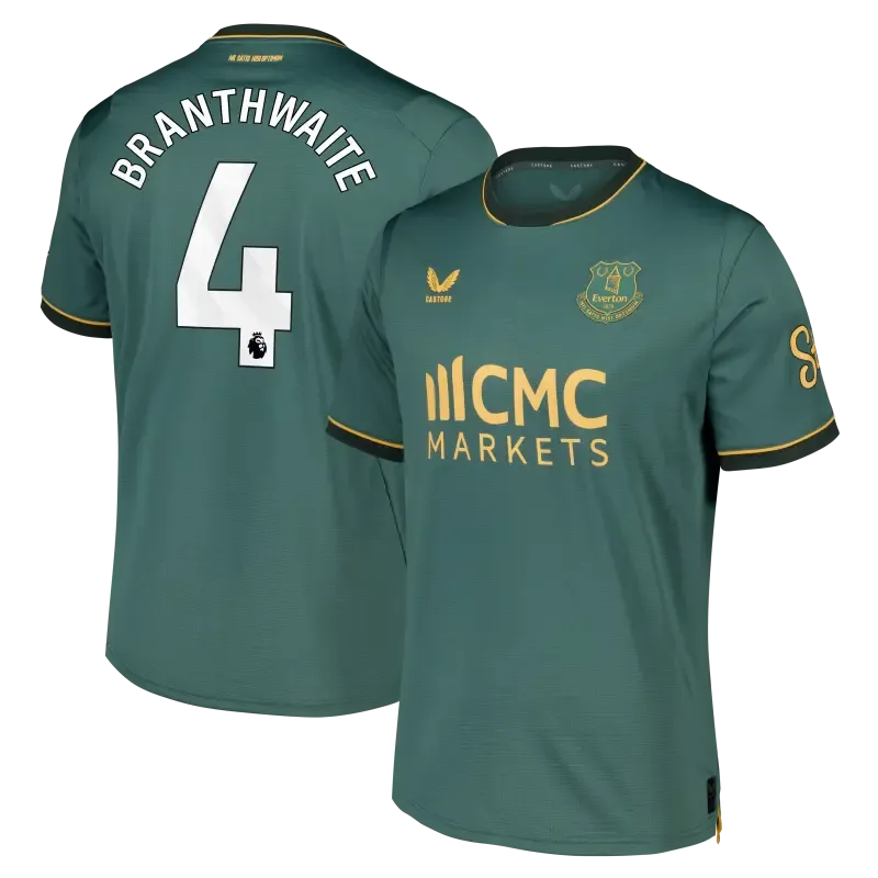 Everton Castore Third Pro Shirt 2026-27 With Branthwaite 4 printing