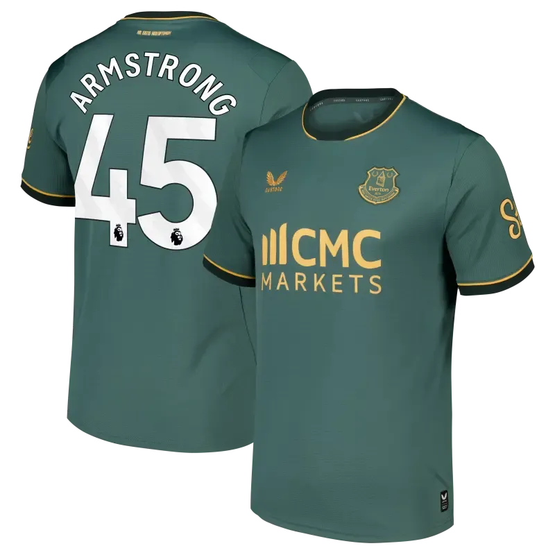 Everton Castore Third Replica Shirt 2026-27 With Armstrong 45 printing