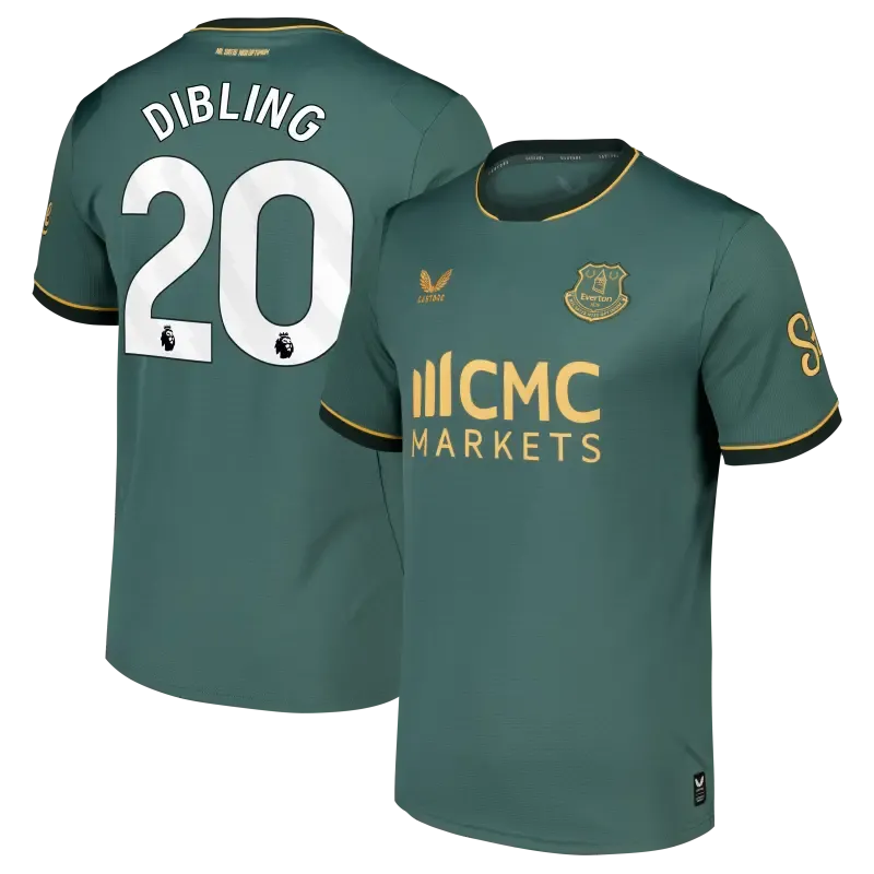 Everton Castore Third Replica Shirt 2026-27 With Dibling 20 printing
