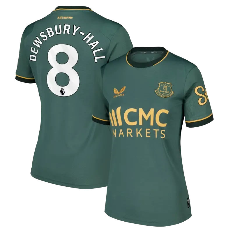 Everton Castore Third Replica Shirt 2026-27 - Womens With Dewsbury-Hall 22 printing