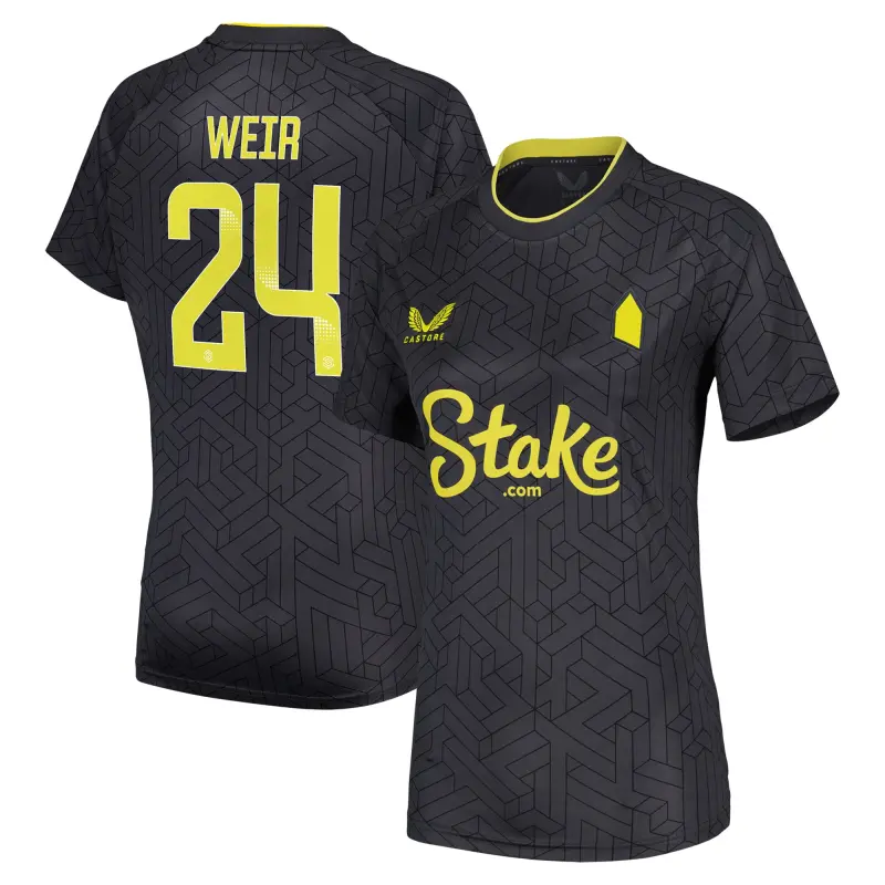 Everton Shirt everton-wsl-castore-away-shirt-2024-25-womens-with-weir-24-printing-202055505-24 - Home, Away and Retro Jerseys