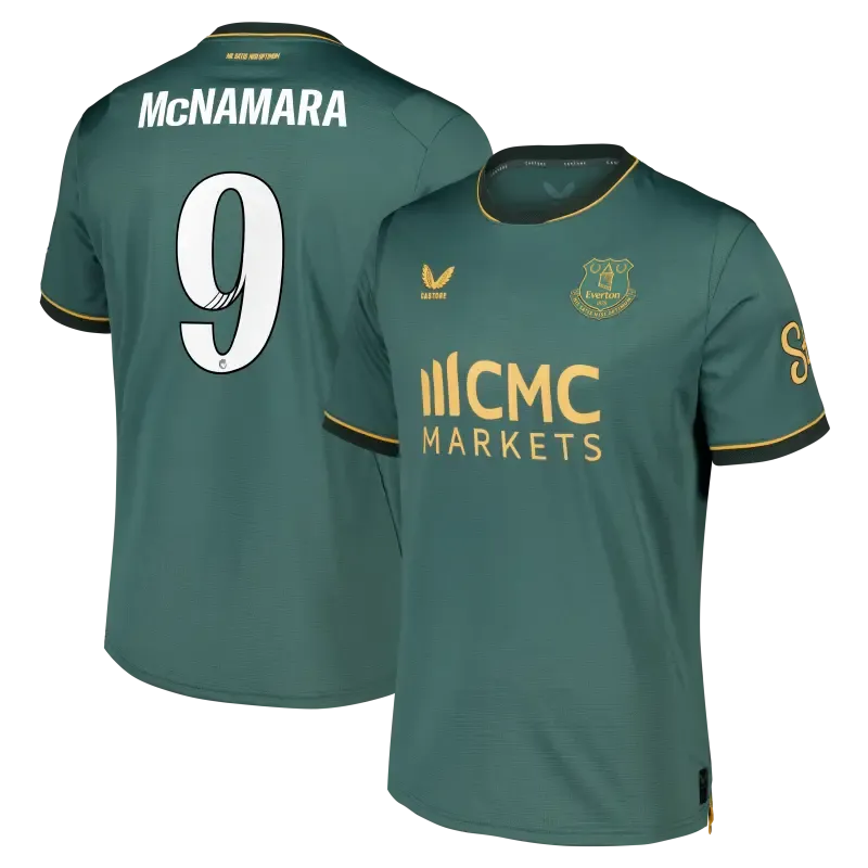Everton WSL Castore Third Pro Shirt 2026-27 With McNamara 9 printing