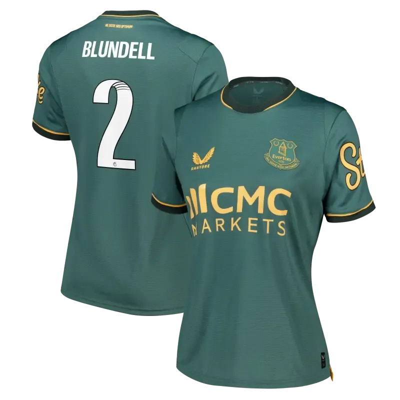 Everton WSL Castore Third Pro Shirt 2026-27 - Womens With Blundell 2 printing