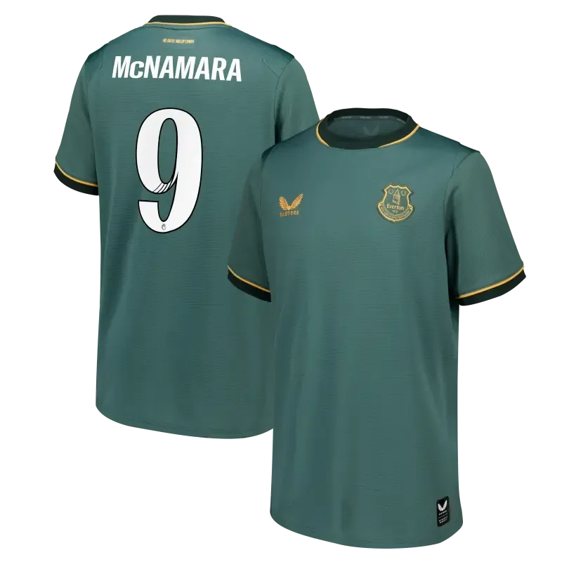 Everton WSL Castore Third Replica Shirt 2026-27 - Kids With McNamara 9 printing