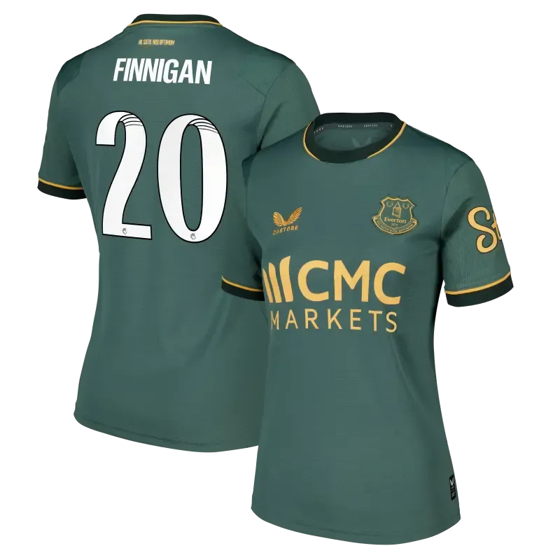 Everton WSL Castore Third Replica Shirt 2026-27 - Womens With Finnigan 20 printing