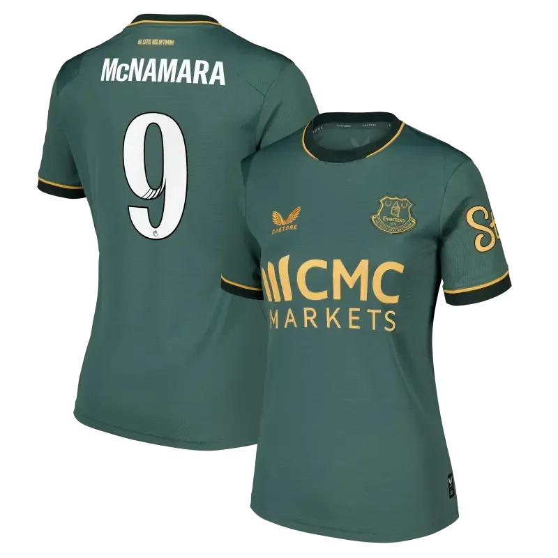Everton WSL Castore Third Replica Shirt 2026-27 - Womens With McNamara 9 printing