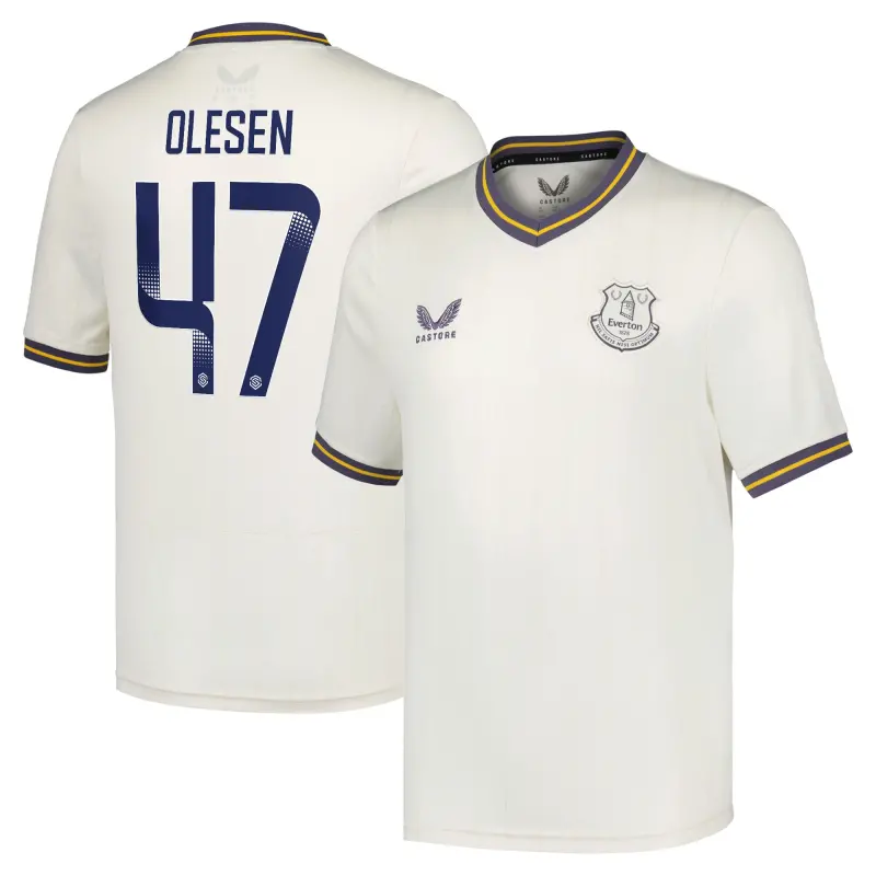 Everton Shirt everton-wsl-castore-third-shirt-2024-25-kids-with-olesen-47-printing-202157106-47 - Home, Away and Retro Jerseys