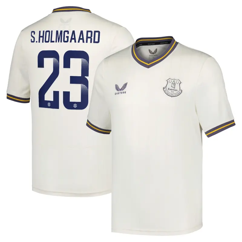 Everton Shirt everton-wsl-castore-third-shirt-2024-25-kids-with-s-holmgaard-23-printing-202157110-23 - Home, Away and Retro Jerseys