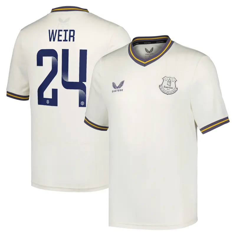 Everton Shirt everton-wsl-castore-third-shirt-2024-25-kids-with-weir-24-printing-202157108-24 - Home, Away and Retro Jerseys