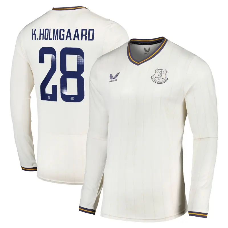 Everton Shirt everton-wsl-castore-third-shirt-2024-25-long-sleeve-kids-with-k-holmgaard-28-pri-202157131-28 - Home, Away and Retro Jerseys