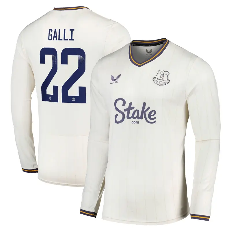 Everton Shirt everton-wsl-castore-third-shirt-2024-25-long-sleeve-with-galli-22-printing-202157089-22 - Home, Away and Retro Jerseys