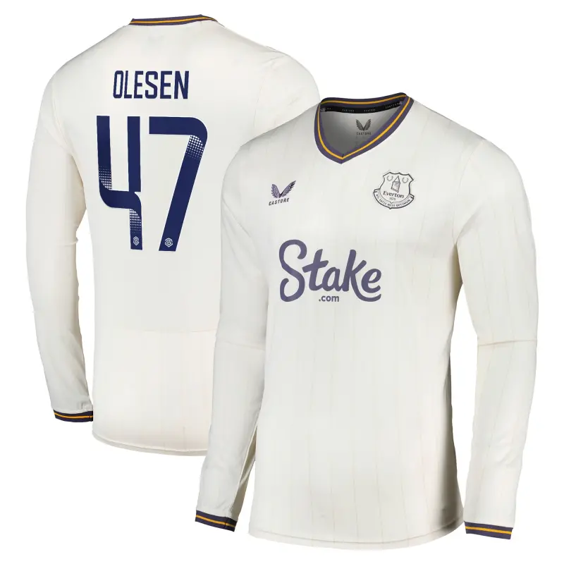 Everton Shirt everton-wsl-castore-third-shirt-2024-25-long-sleeve-with-olesen-47-printing-202157084-47 - Home, Away and Retro Jerseys