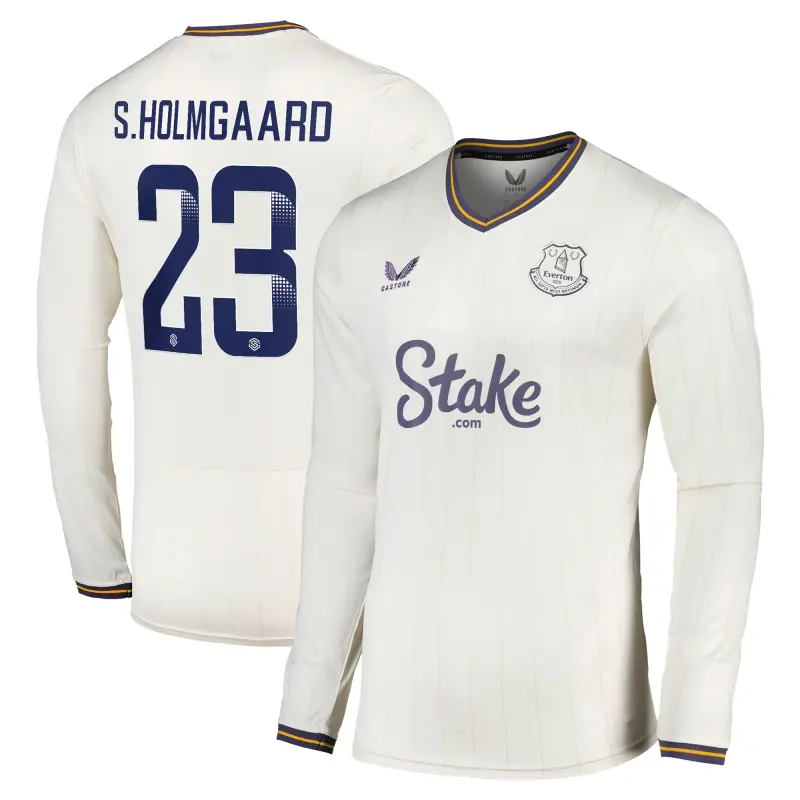 Everton Shirt everton-wsl-castore-third-shirt-2024-25-long-sleeve-with-s-holmgaard-23-printing-202157091-23 - Home, Away and Retro Jerseys