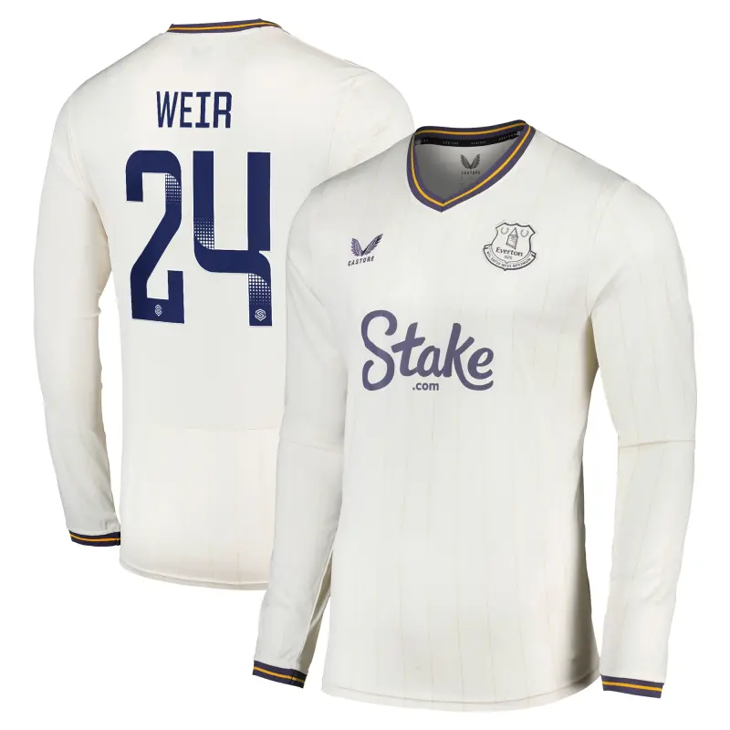 Everton Shirt everton-wsl-castore-third-shirt-2024-25-long-sleeve-with-weir-24-printing-202157085-24 - Home, Away and Retro Jerseys