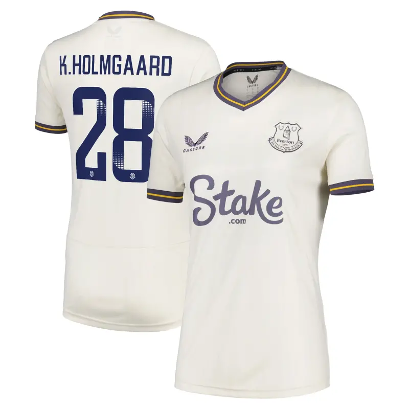 Everton Shirt everton-wsl-castore-third-shirt-2024-25-womens-with-k-holmgaard-28-printing-202157164-28 - Home, Away and Retro Jerseys