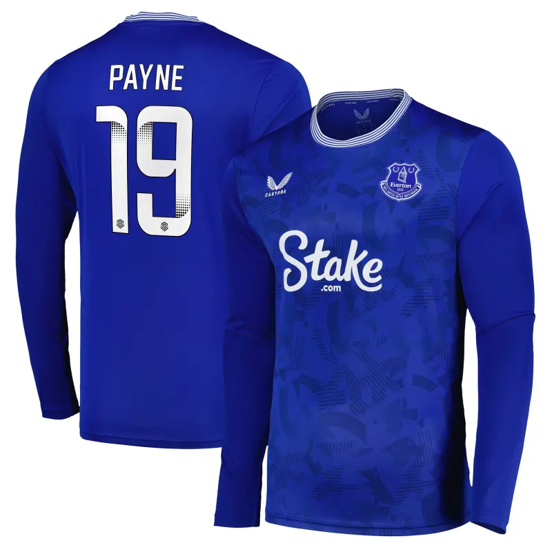 Everton Shirt everton-wsl-home-replica-shirt-2024-25-long-sleeve-with-payne-19-printing-201963392-19 - Home, Away and Retro Jerseys