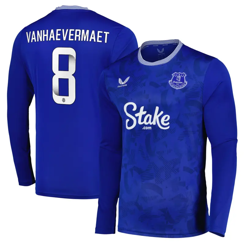 Everton Shirt everton-wsl-home-replica-shirt-2024-25-long-sleeve-with-vanhaevermaet-8-printing-201963411-08 - Home, Away and Retro Jerseys