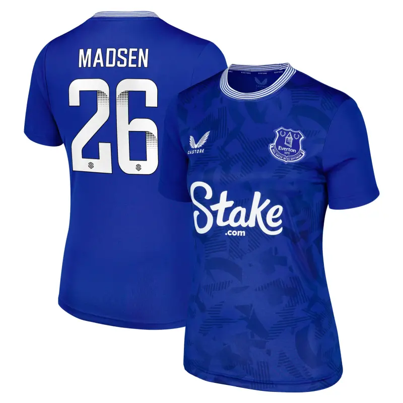 Everton Shirt everton-wsl-home-replica-shirt-2024-25-womens-with-madsen-26-printing-201963433-26 - Home, Away and Retro Jerseys