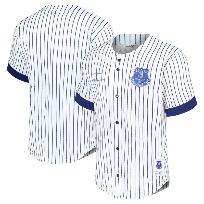 Everton Shirt everton-x-mitchell-ness-baseball-shirt-pinstripe-unisex-201952159 - Home, Away and Retro Jerseys